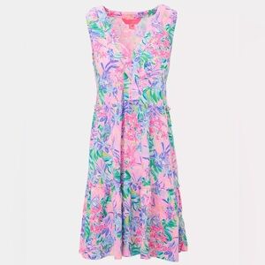 NWT Lilly Pulitzer Lorina V-Neck Dress XS